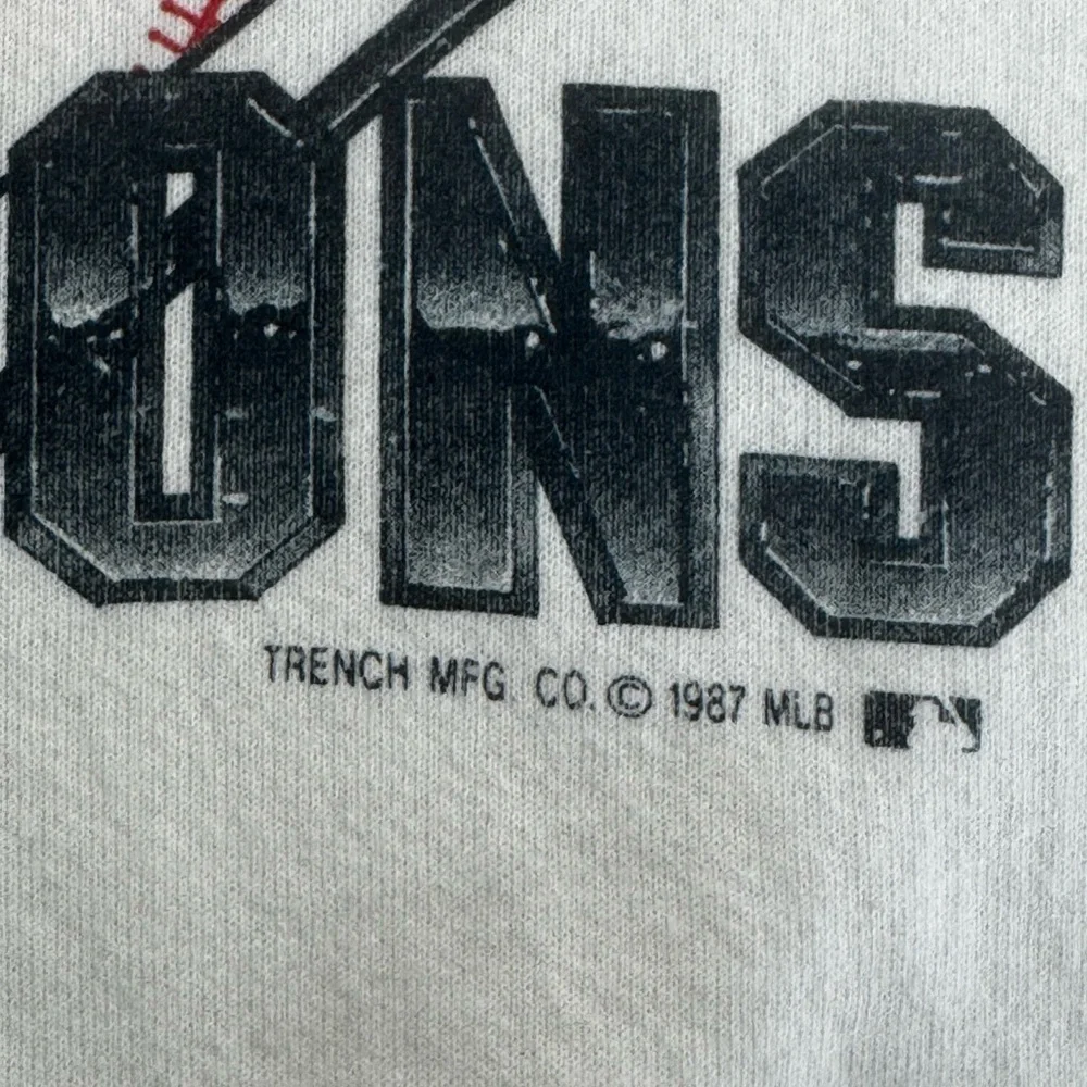 Vintage 1987 Minnesota Twins World Series Crewneck Sweatshirt Jerzees L Signed